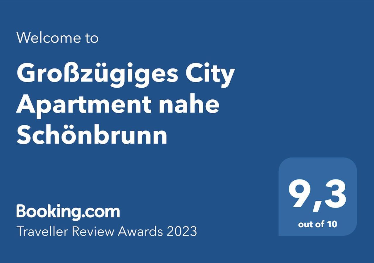 Großzügiges City Apartment nahe Schönbrunn Wien Exterior foto